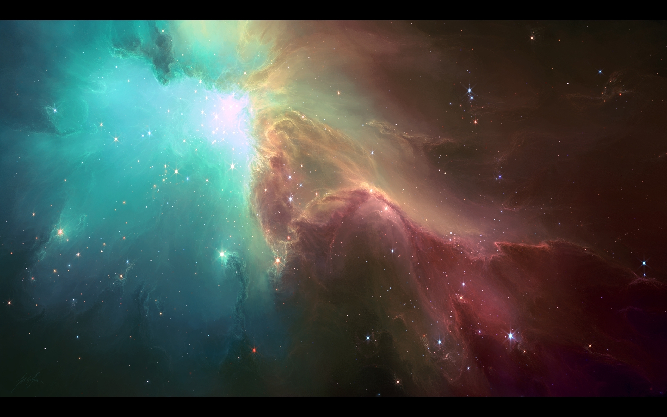 Nebulae Sky HD wallpaper