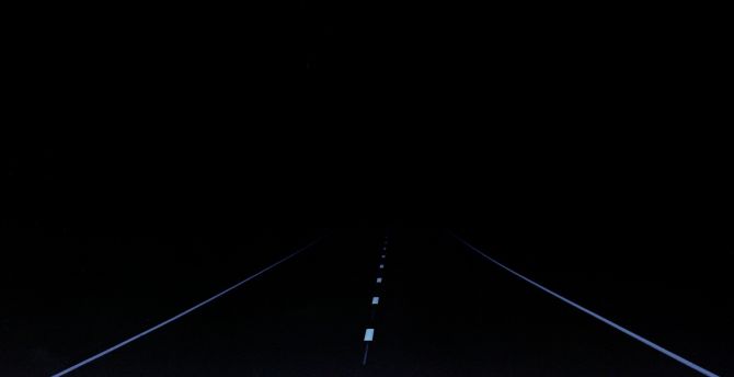 Wallpaper highway, dark, minimal desktop wallpaper, HD image, picture, background, 8195b5