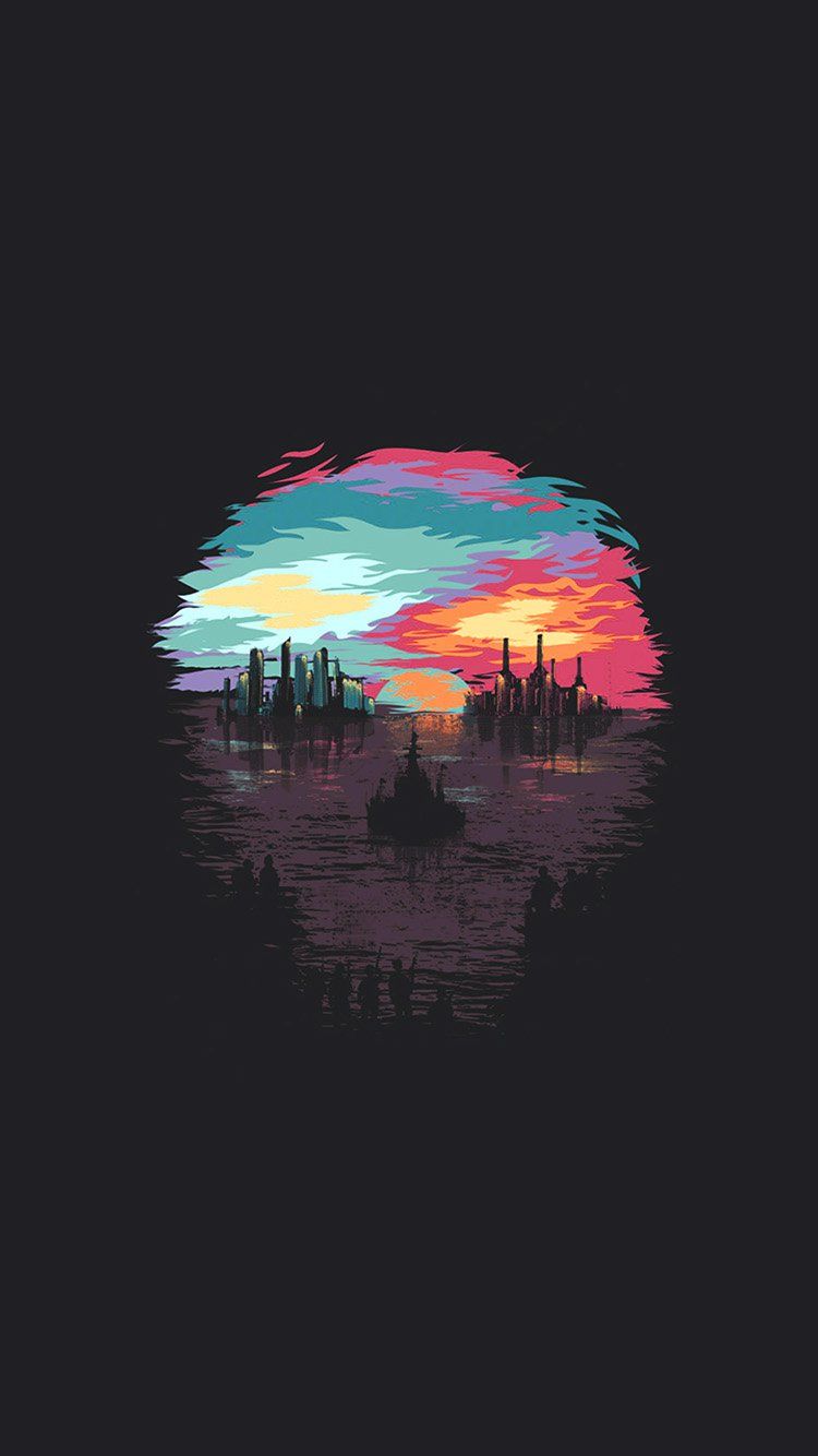 Dark Minimalist Wallpaper