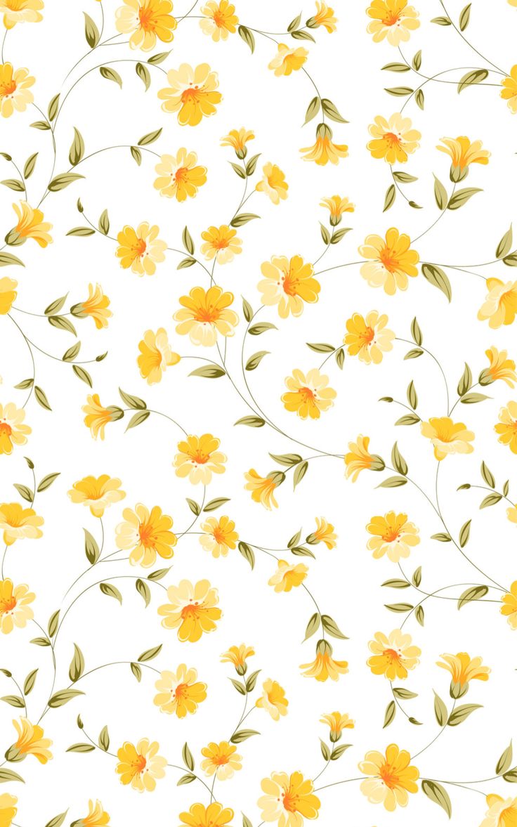 Yellow Flower Wallpaper. iPhone wallpaper yellow, Flowery wallpaper, Phone wallpaper image
