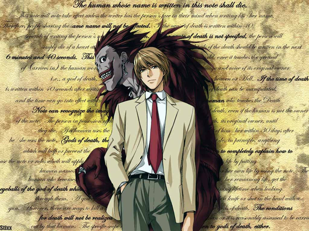 Download Light Yagami And Ryuk Wallpaper