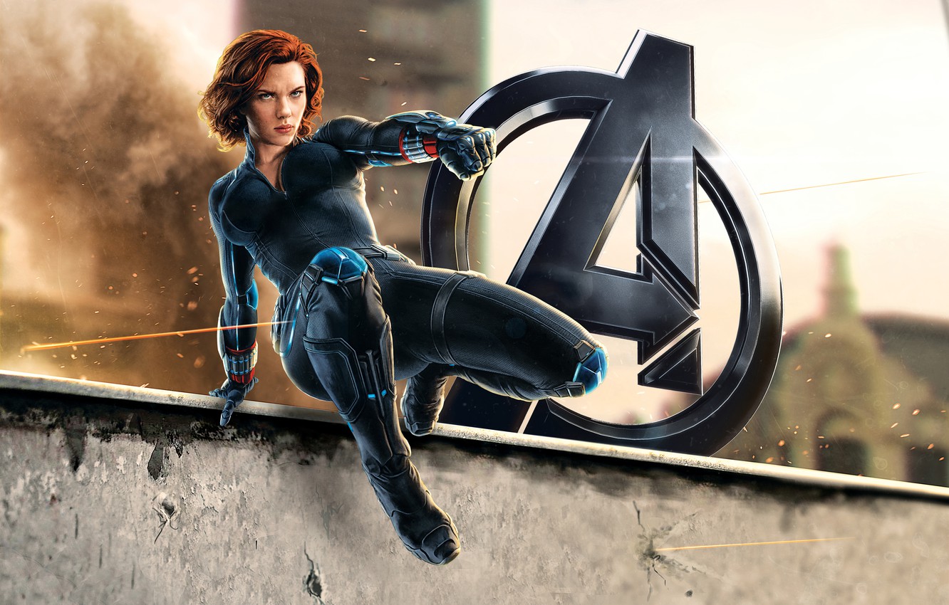 Wallpaper girl, costume, superhero, Black Widow, scarlett johansson, Black widow, Natasha Romanoff, Natalia Romanova, Avengers: Age of Ultron, The Avengers: Age Of Ultron, Natasha Romanova image for desktop, section фильмы