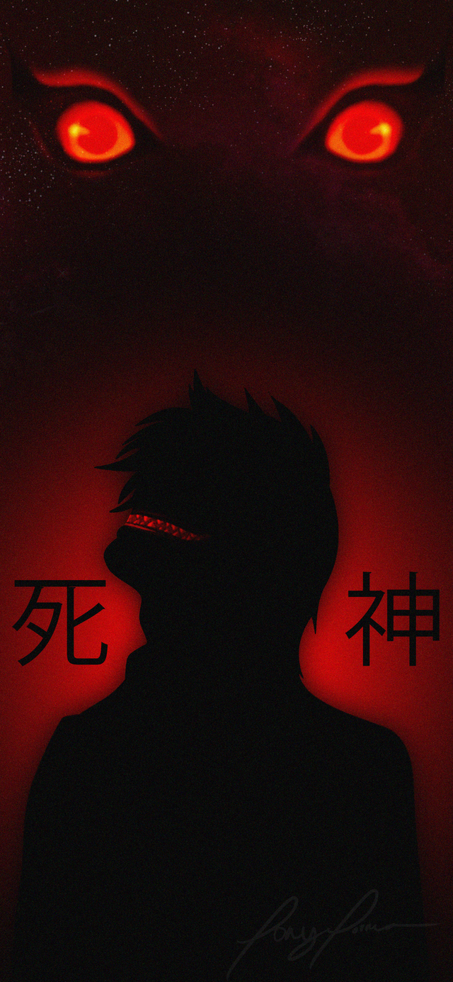 Light x Ryuk iPhone 11 wallpaper! by me: (Tony)