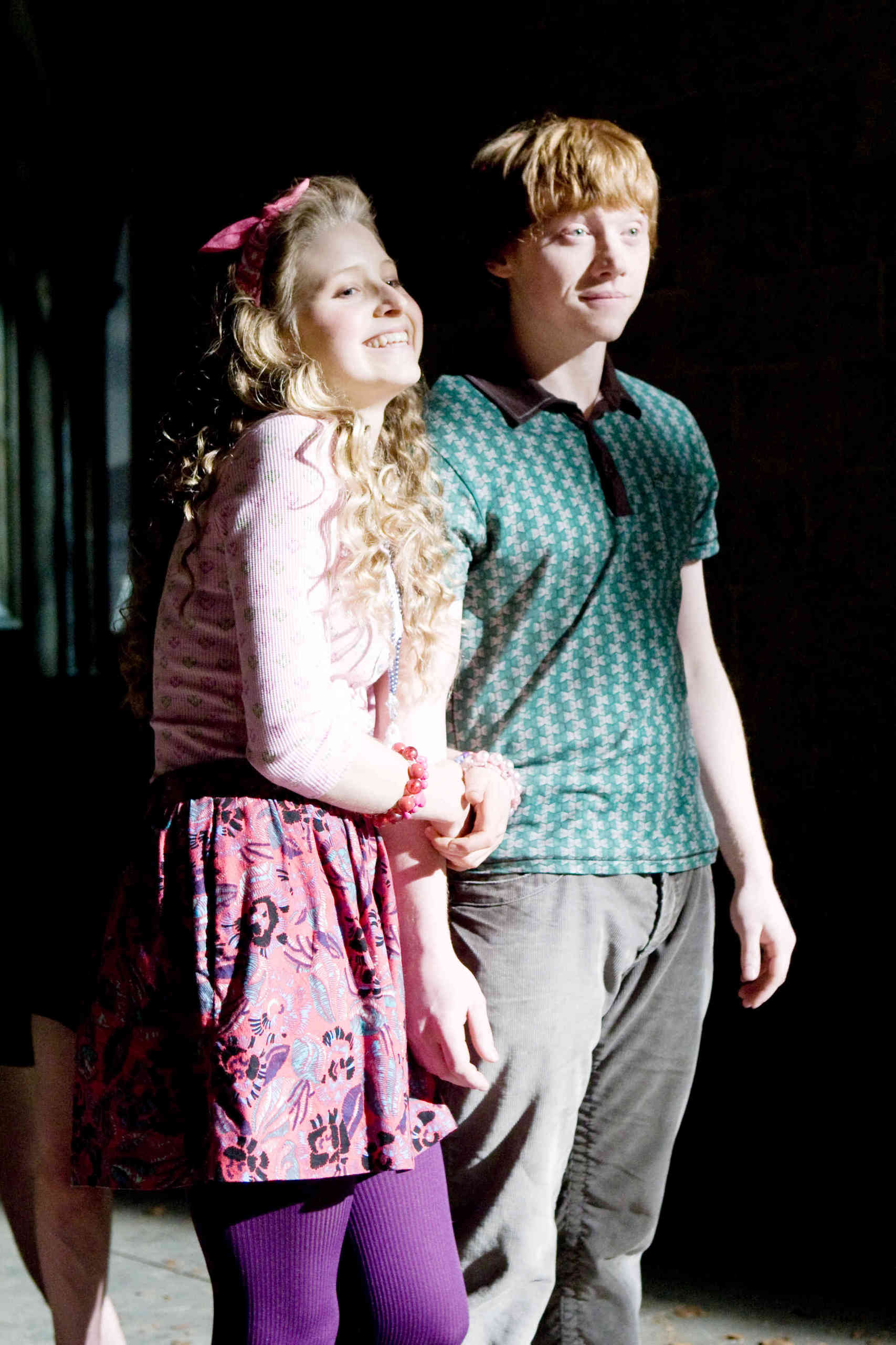 Lavender Brown with Ron Weasley Brown Photo