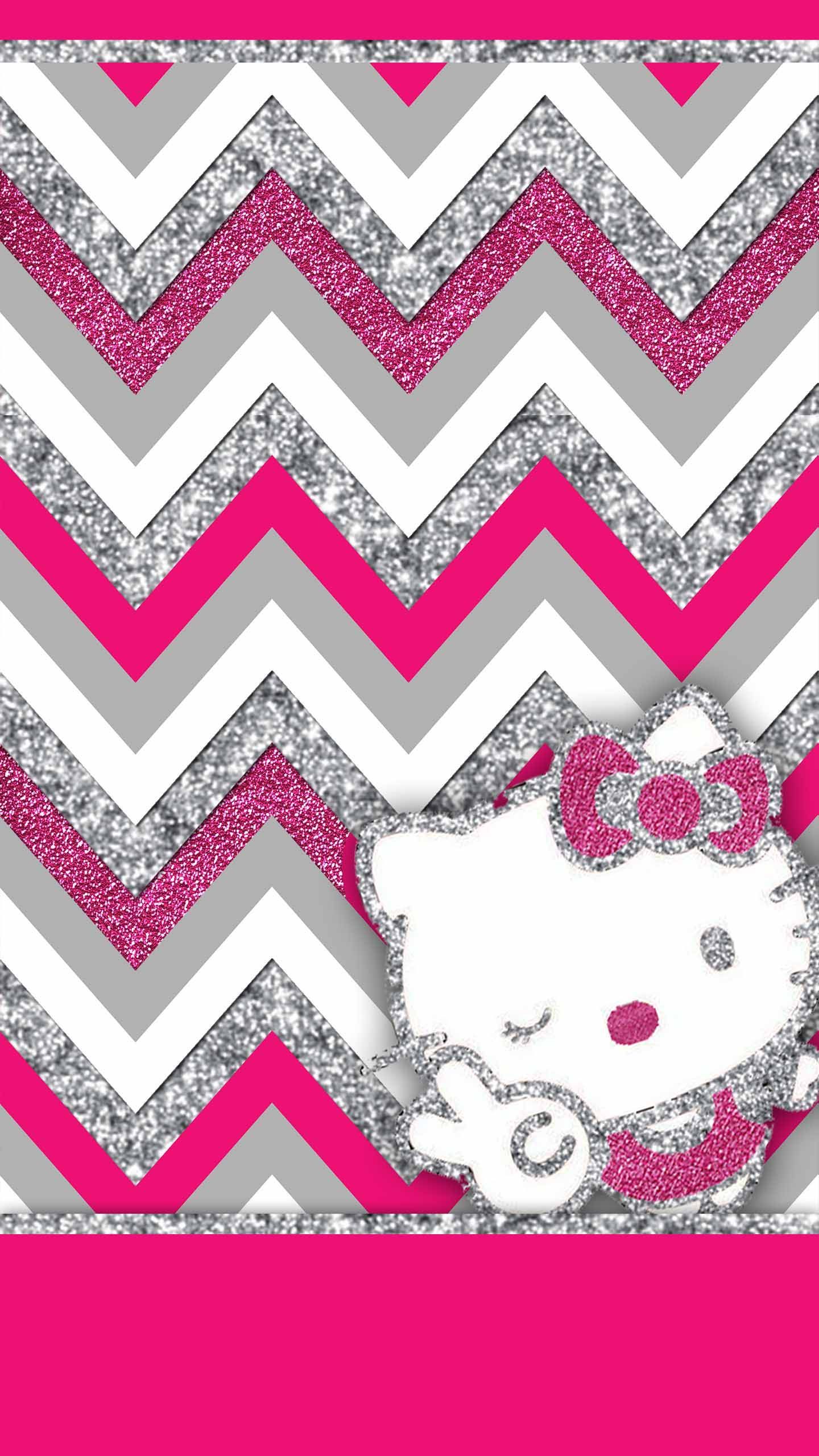 hello kitty glitter wallpaper