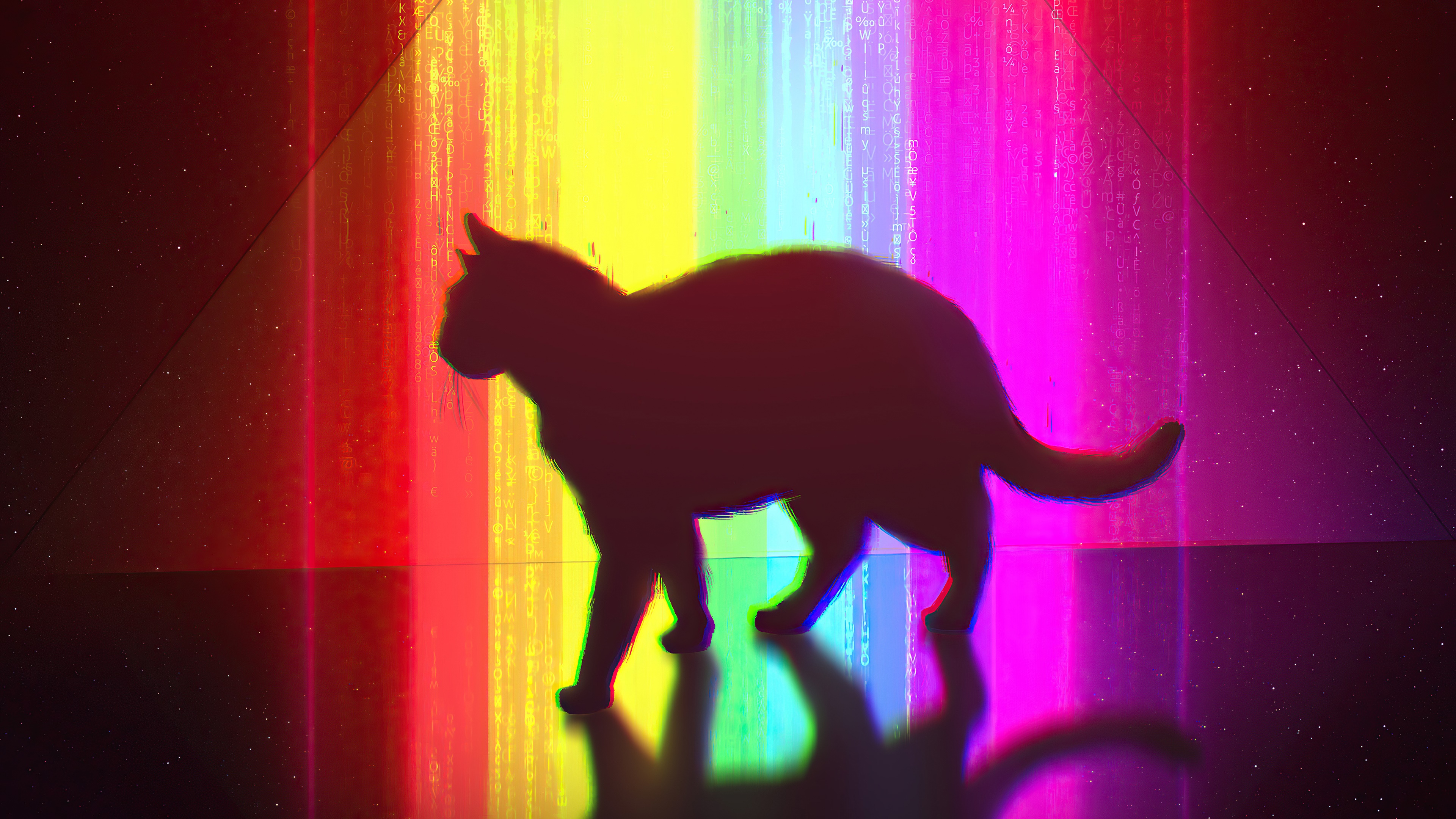 cat, artist, artwork, digital art, hd, 4k, artstation Gallery HD Wallpaper