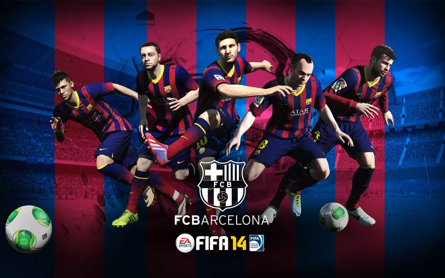 FC Barcelona FIFA 14 Wallpaper