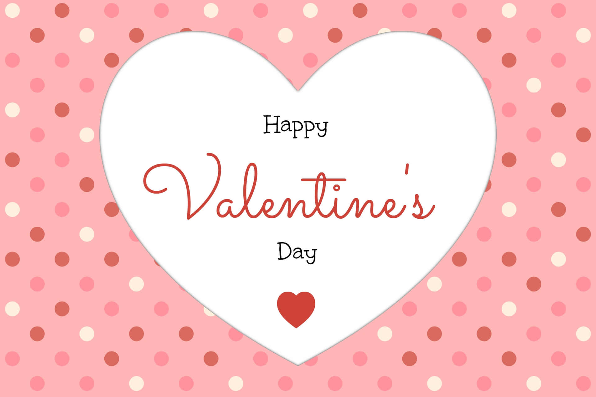Download Cute Happy Valentine Day Wallpaper