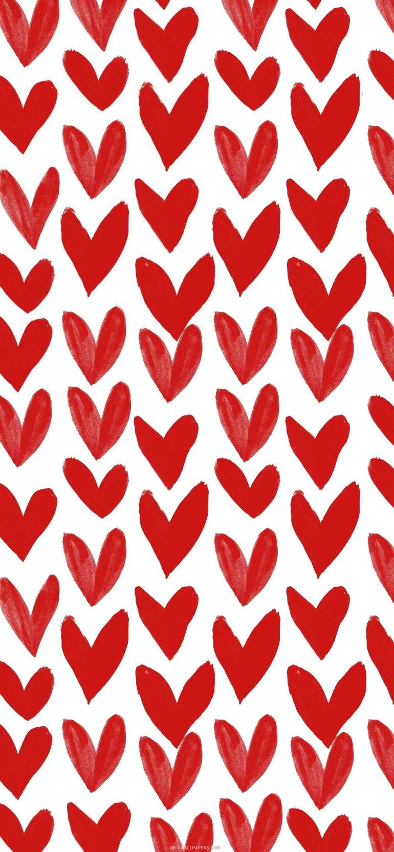 Red Heart Illustration Wallpaper