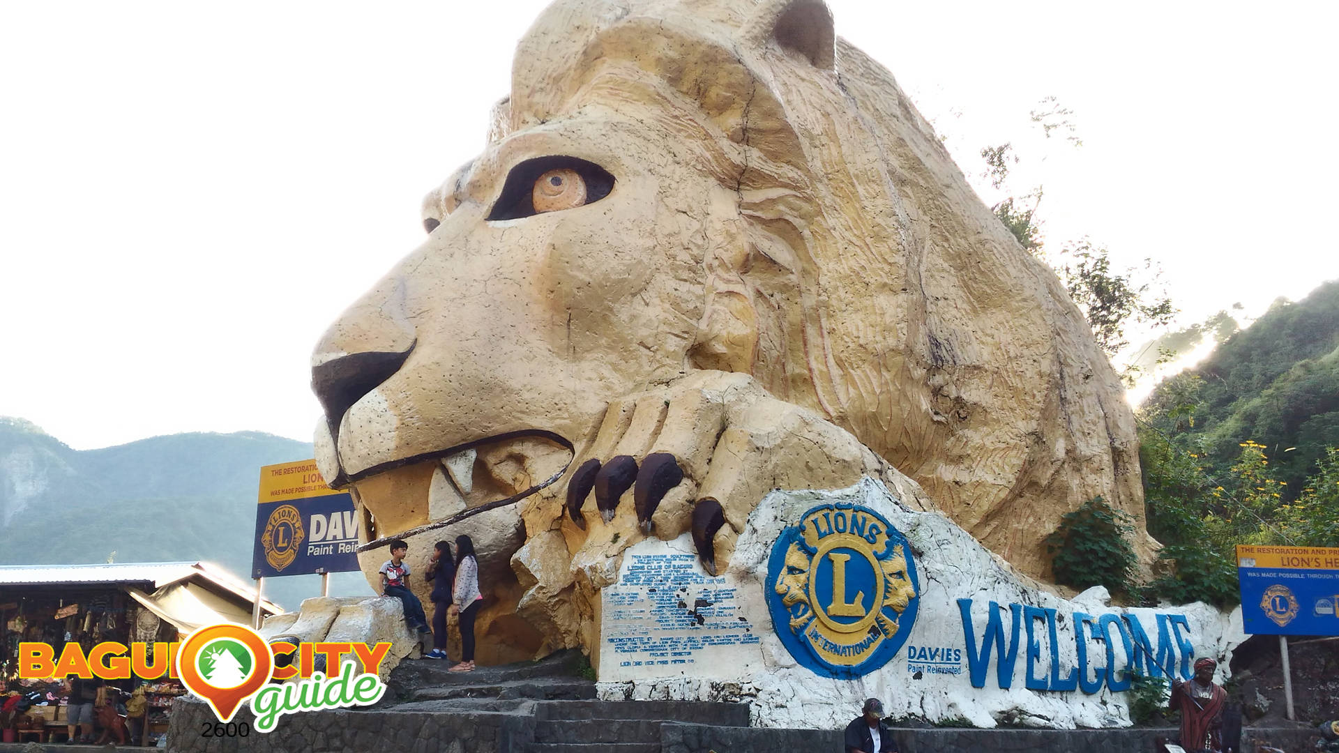 Download Baguio City Lion Head Landmark Wallpaper