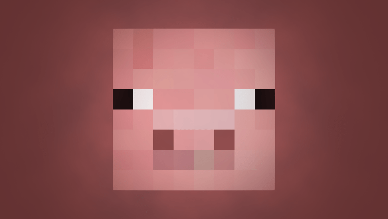 Cute Minecraft Pig Wallpaper