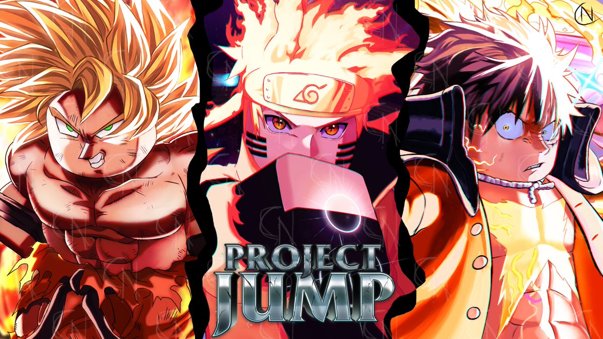 cn Naruto Luffy New thumbnail for Project Jump Commissioned by: Likes and retweets appreciated #ROBLOX #robloxart #RobloxGFX #RobloxGFXC #RobloxDev #ONEPIECE #NARUTO #DragonBall