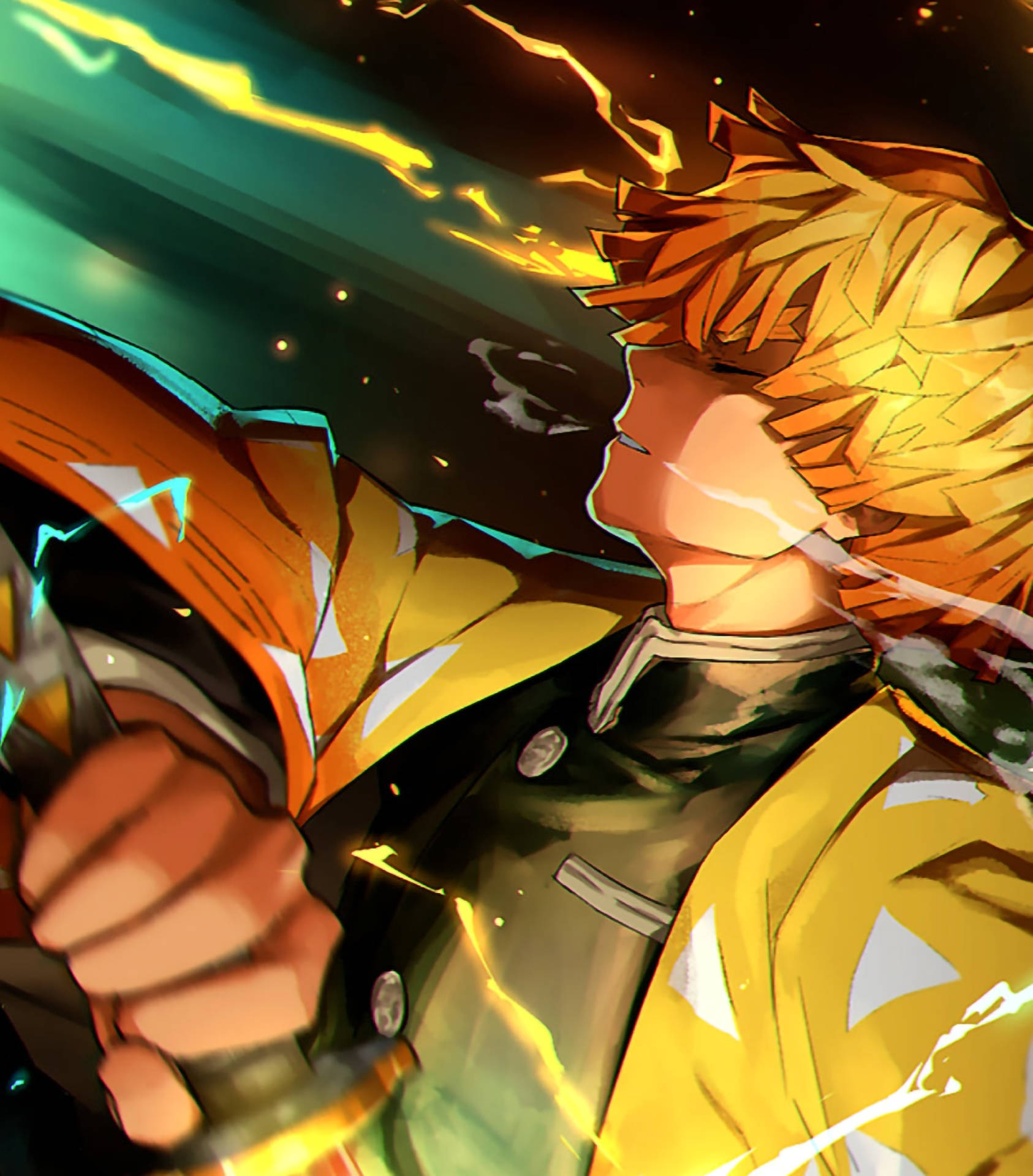 Download Aesthetic Anime Boy Icon Zenitsu Agatsuma Wallpaper