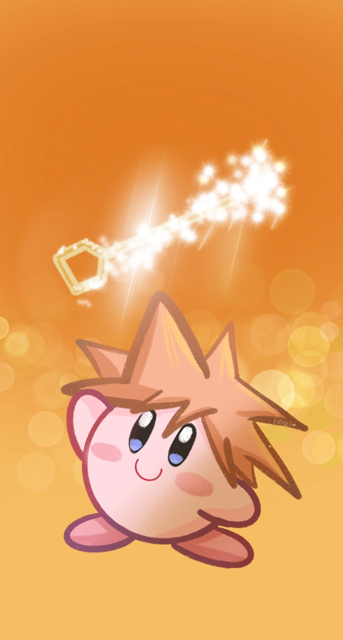 Angel Sora phone wallpaper for you to use We celebrating :> #Sora #kirby