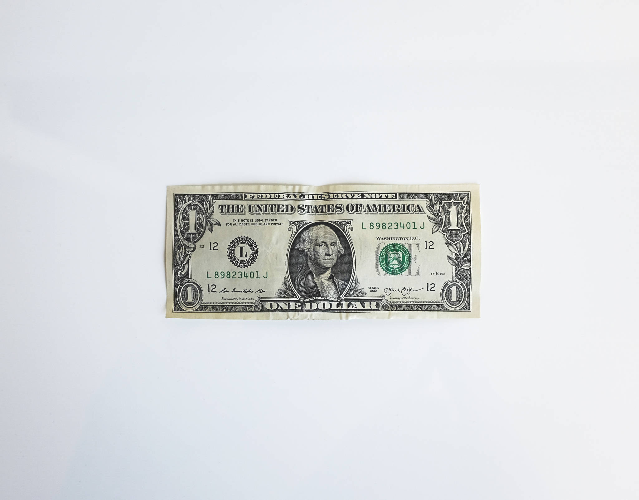 Download Flat Lay One Dollar Money Wallpaper