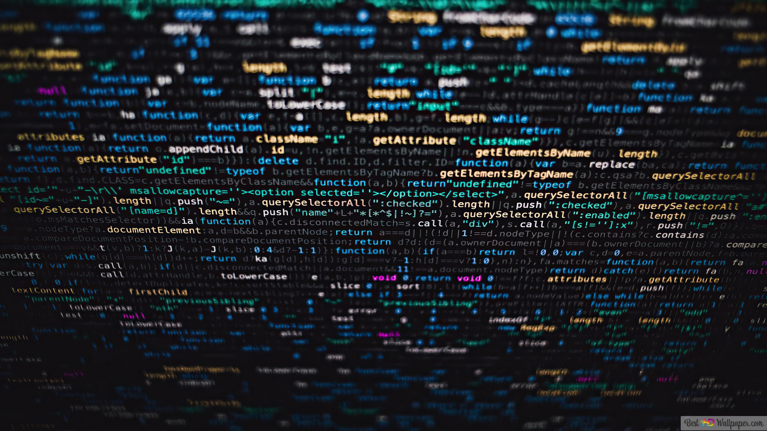 Programming Coding Language 4K wallpaper download