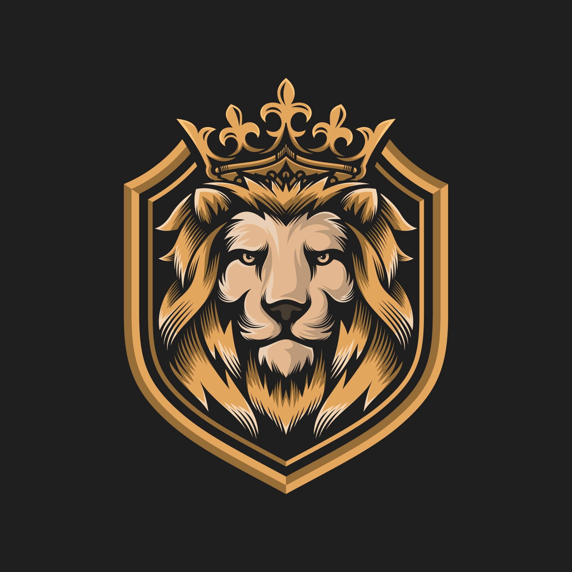 Download King Logo Lion Wallpaper