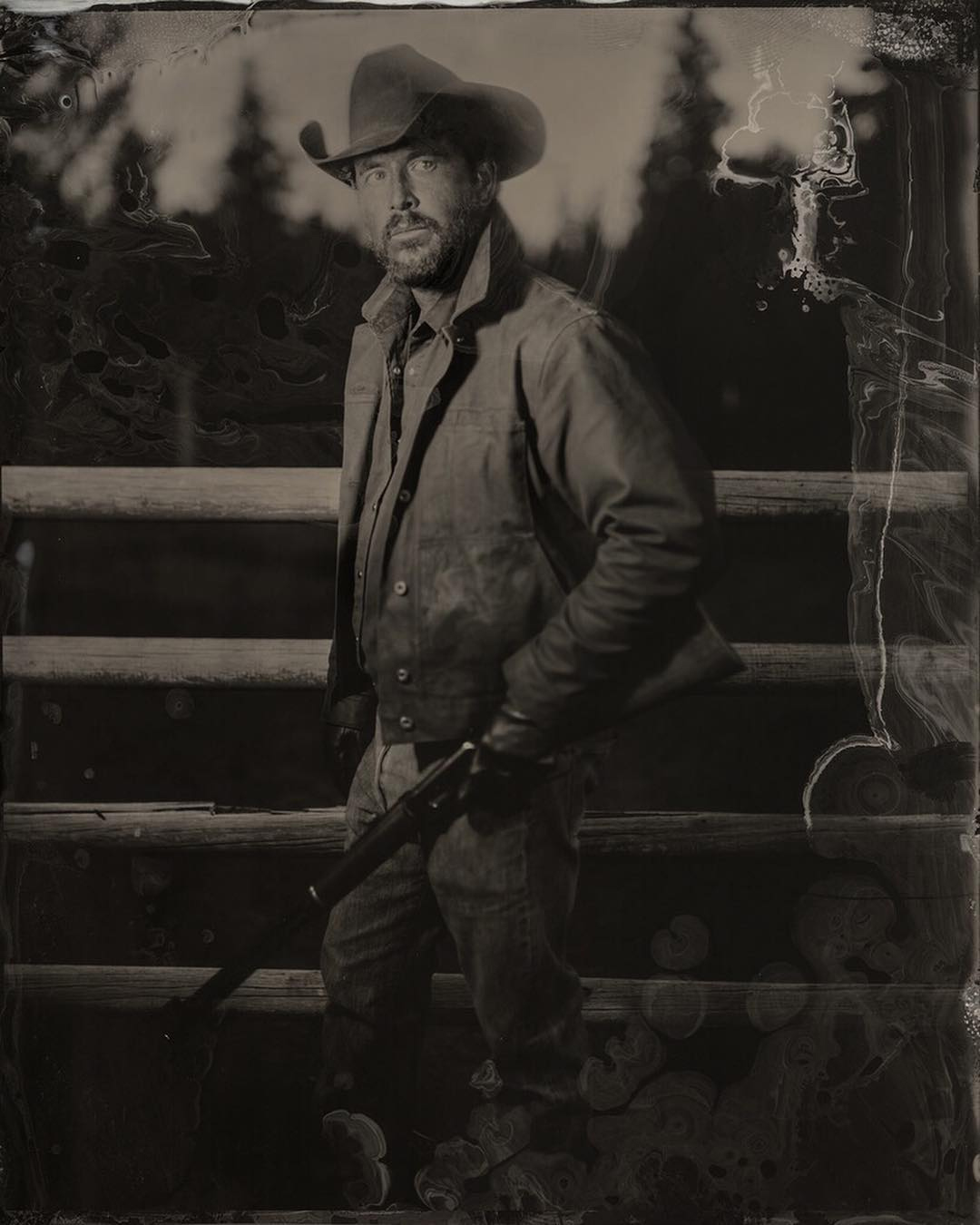 Cole Hauser as Rip Wheeler in Yellowstone: Season 2 Tintype Portrait Hauser Photo