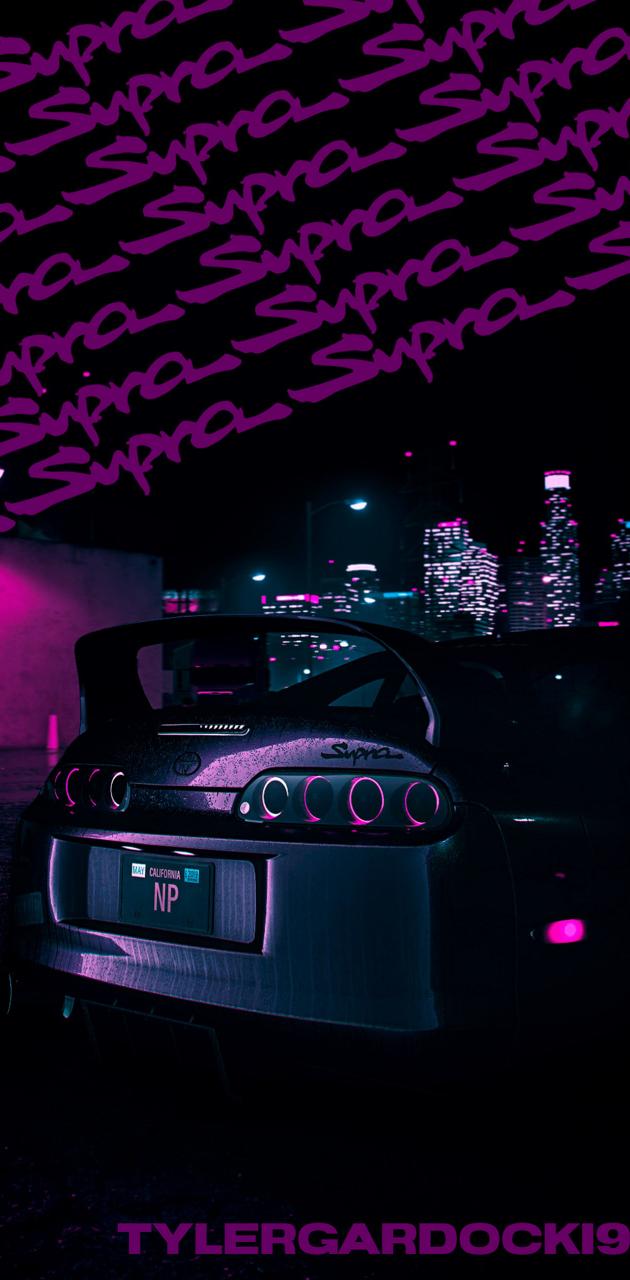 Toyota Supra Night wallpaper
