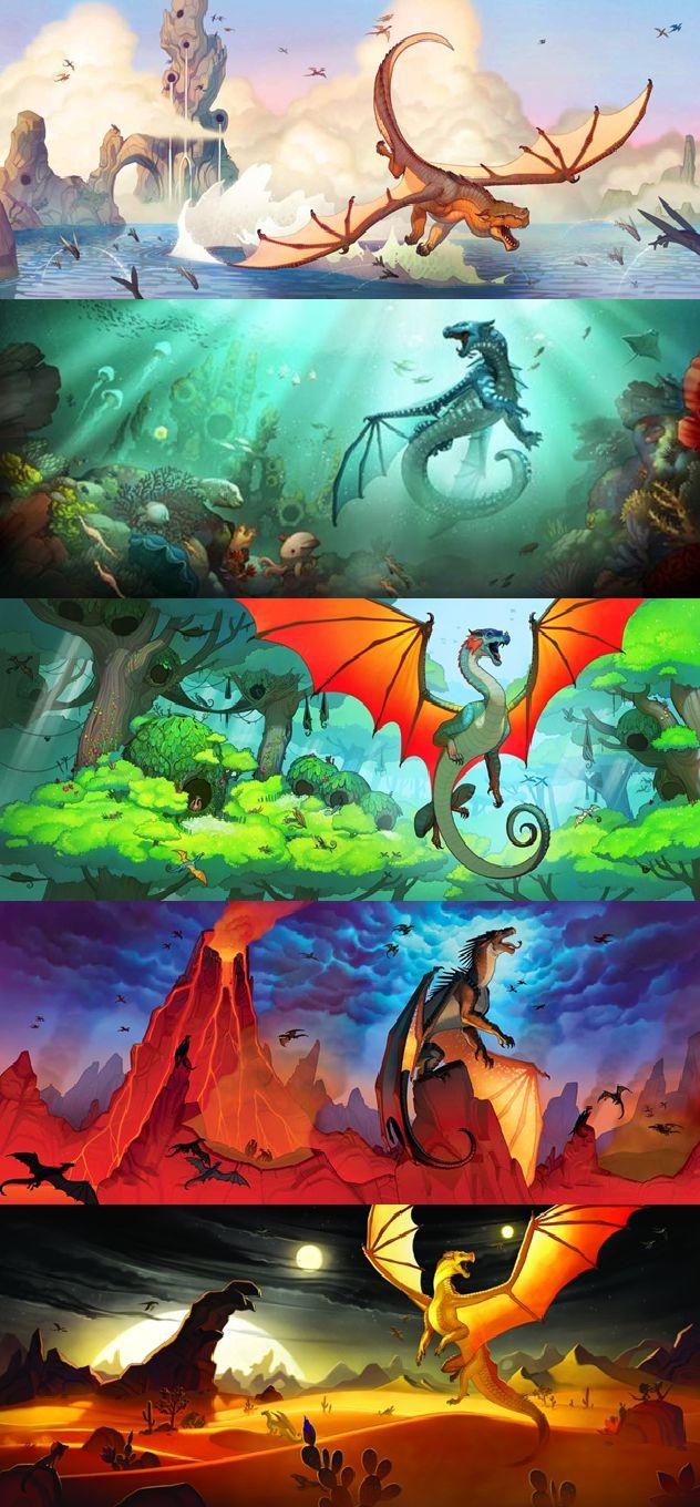 Wings of Fire Dragons Wallpaper Free Wings of Fire Dragons Background