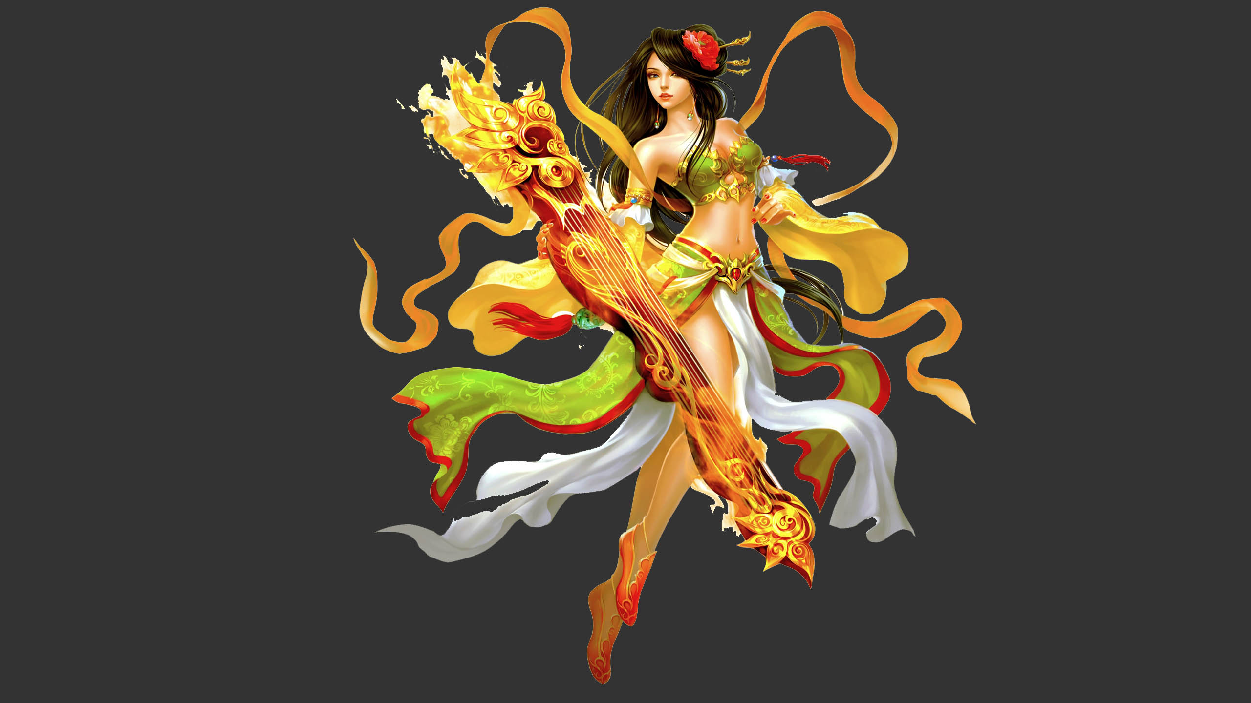 Gorgeous Oriental Chinese girl Dynasty Fantasy Art Wallpaper HD, Wallpaper13.com