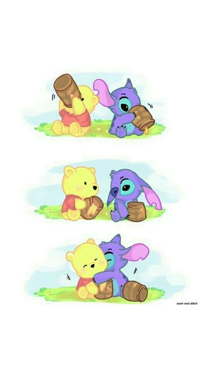 Stitch And Winnie The Pooh