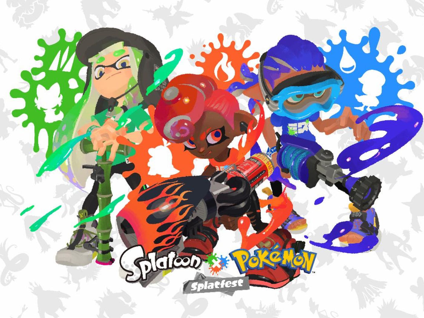 Splatoon's next Splatfest is all about pokémon types