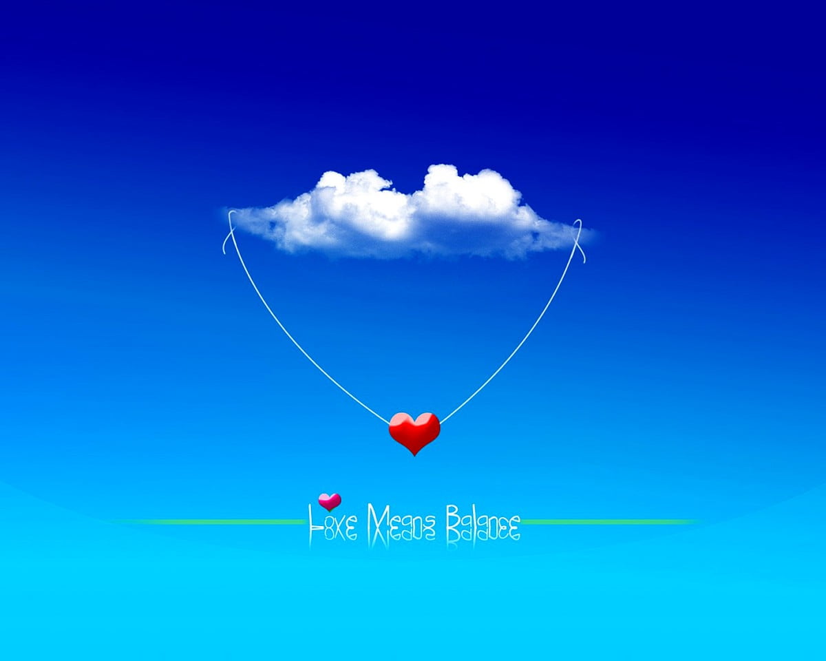 St. Valentine, Blue, Clouds background. Download Free image