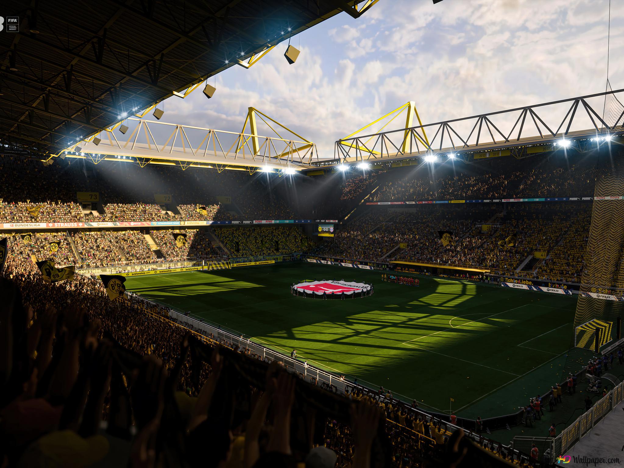 FIFA 23 football arena game 4K wallpaper download