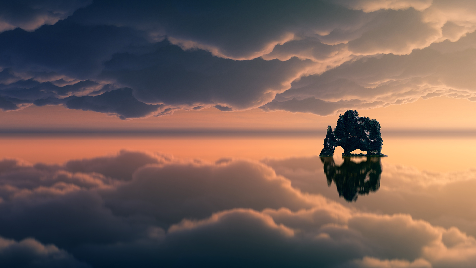 Sunset Fantasy Chromebook Wallpaper