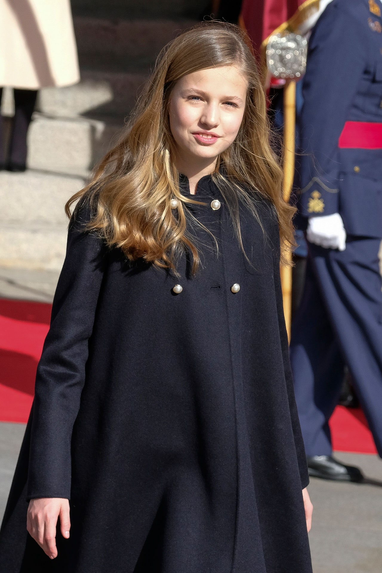 Princess Leonor of Spain, carries out her first solo royal engagement in Madrid