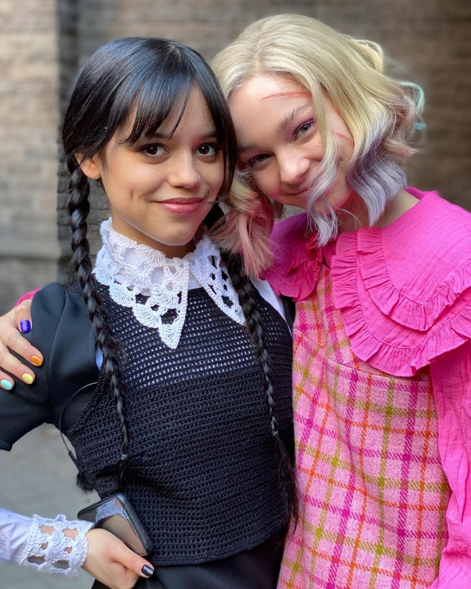 Cute Behind The Scenes Moments Of Netflix's Wednesday & The Cast's Instagram Accounts