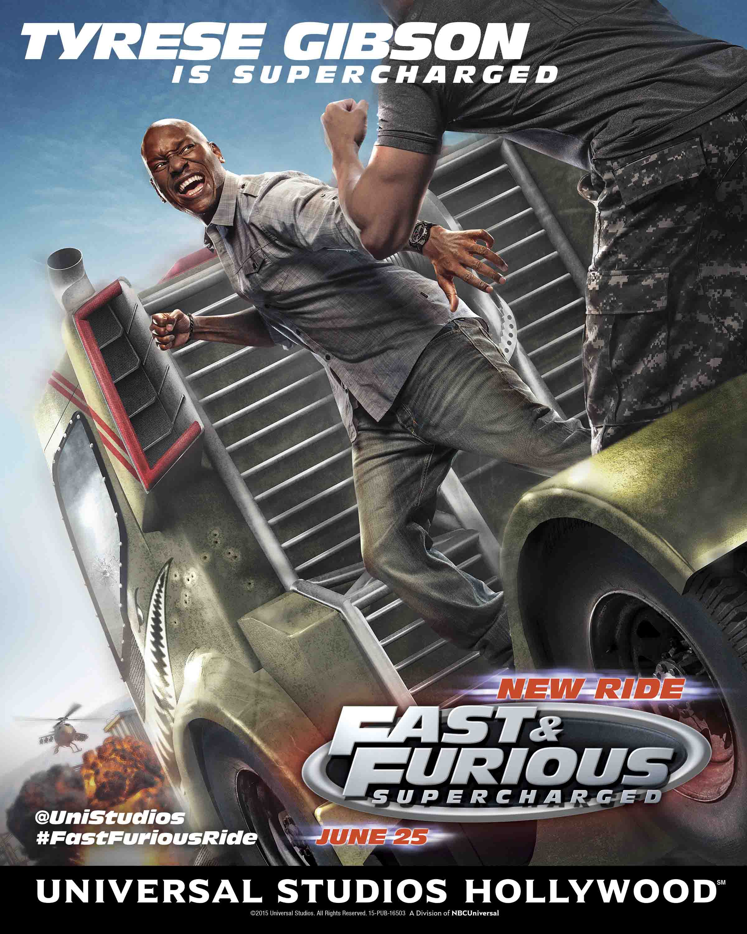 FIRST LOOK! Tyrese Gibson as Roman Pearce in Fast & Furious—Supercharged