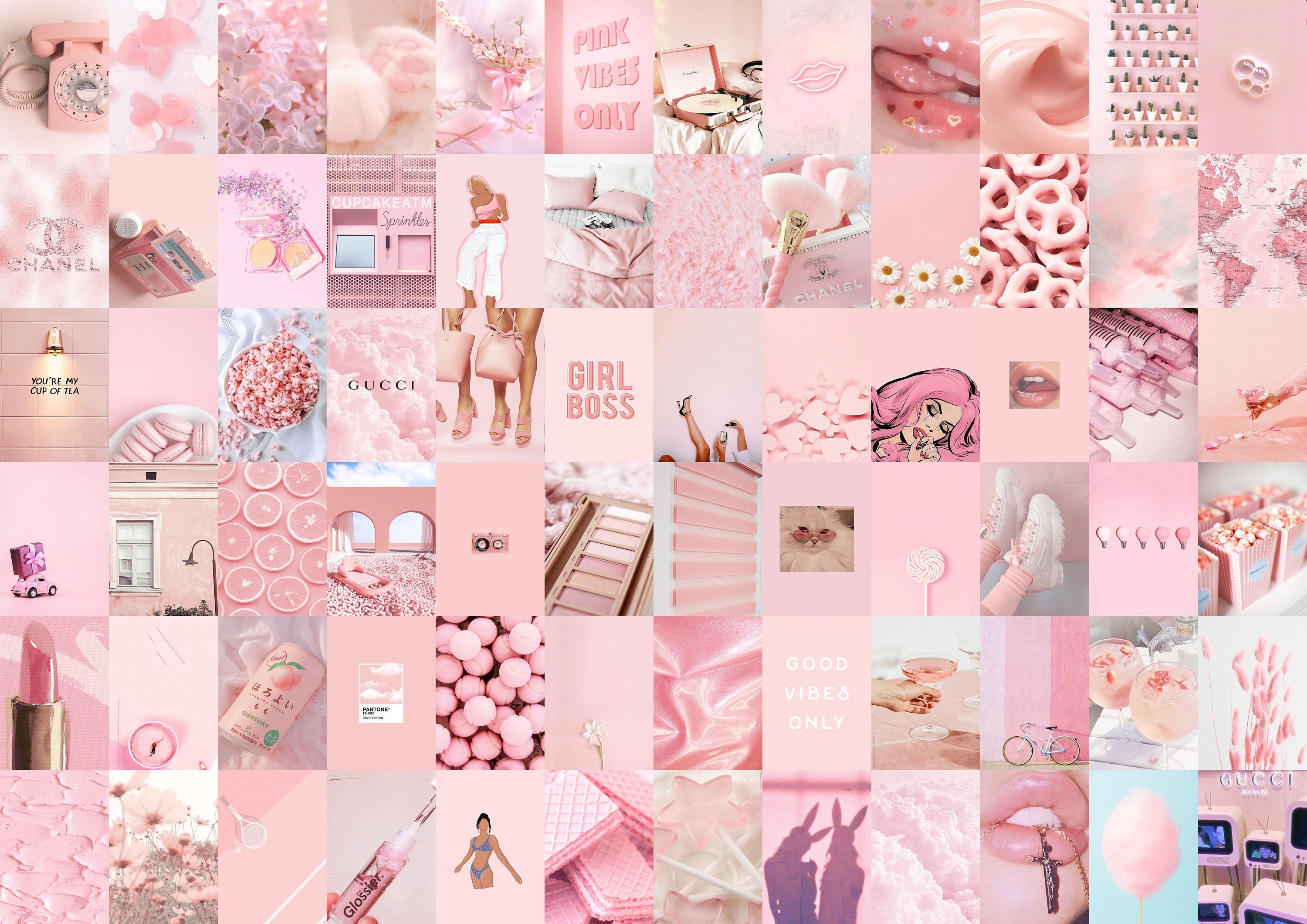 Pink Collage Kit