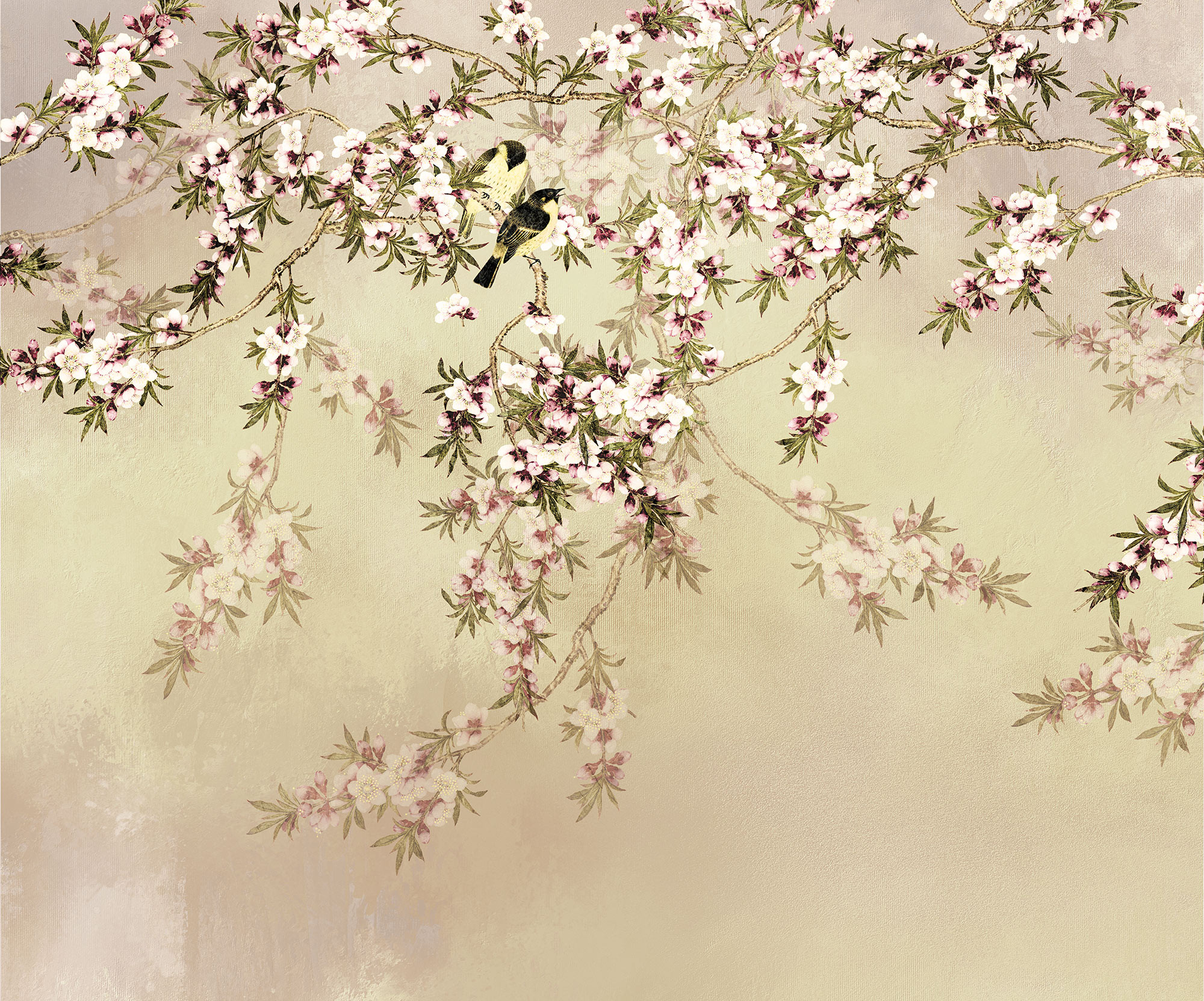 Photomurals. Digital print photomural Love Birds