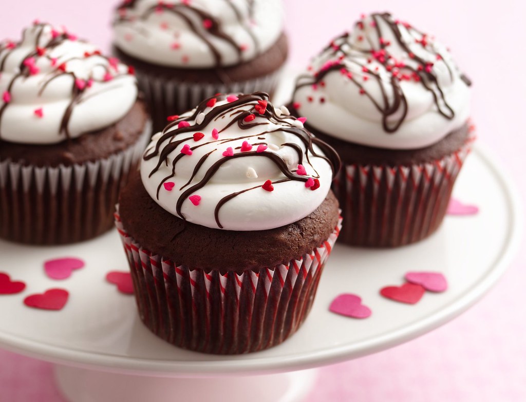 Valentine Parfait Cupcakes. Ingredients: 1 box Betty Crocke