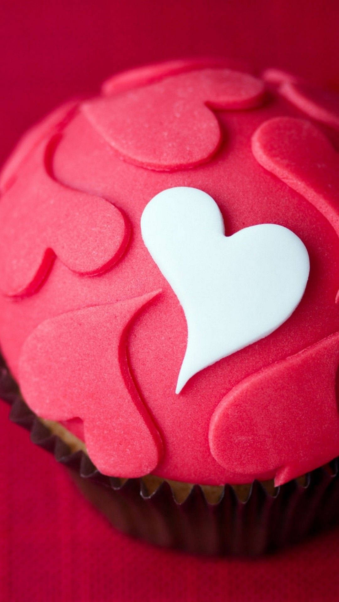 Download Valentine Cupcakes Cute Android Wallpaper