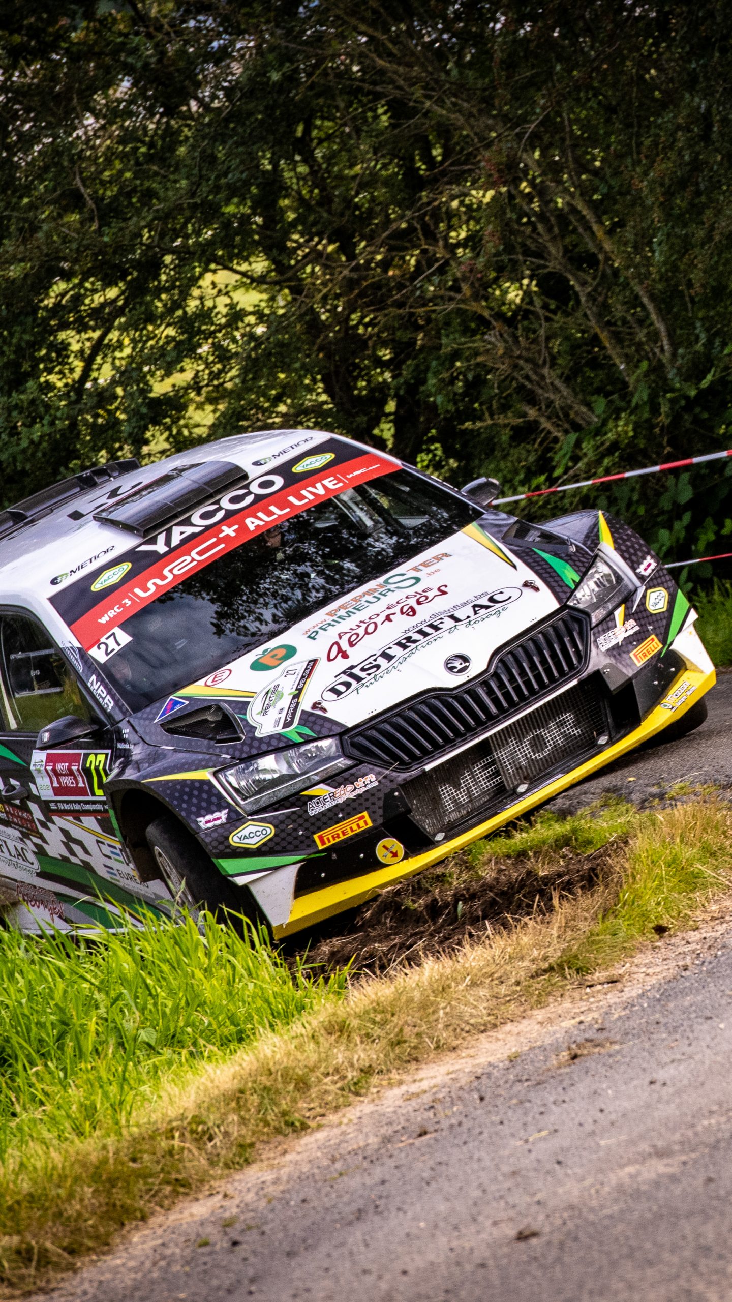 Download Renties Ypres Rally Belgium Wallpaper for Your Phone - Škoda Motorsport