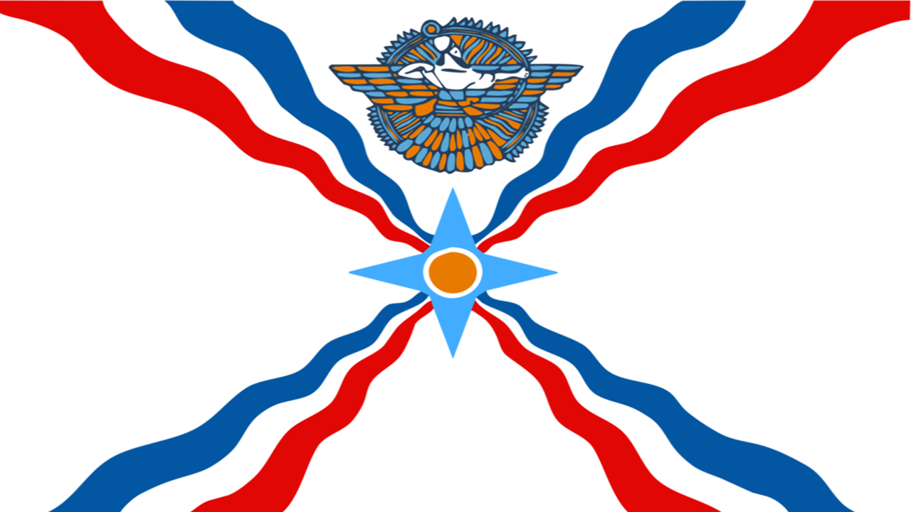 Assyrian Flag Assyria