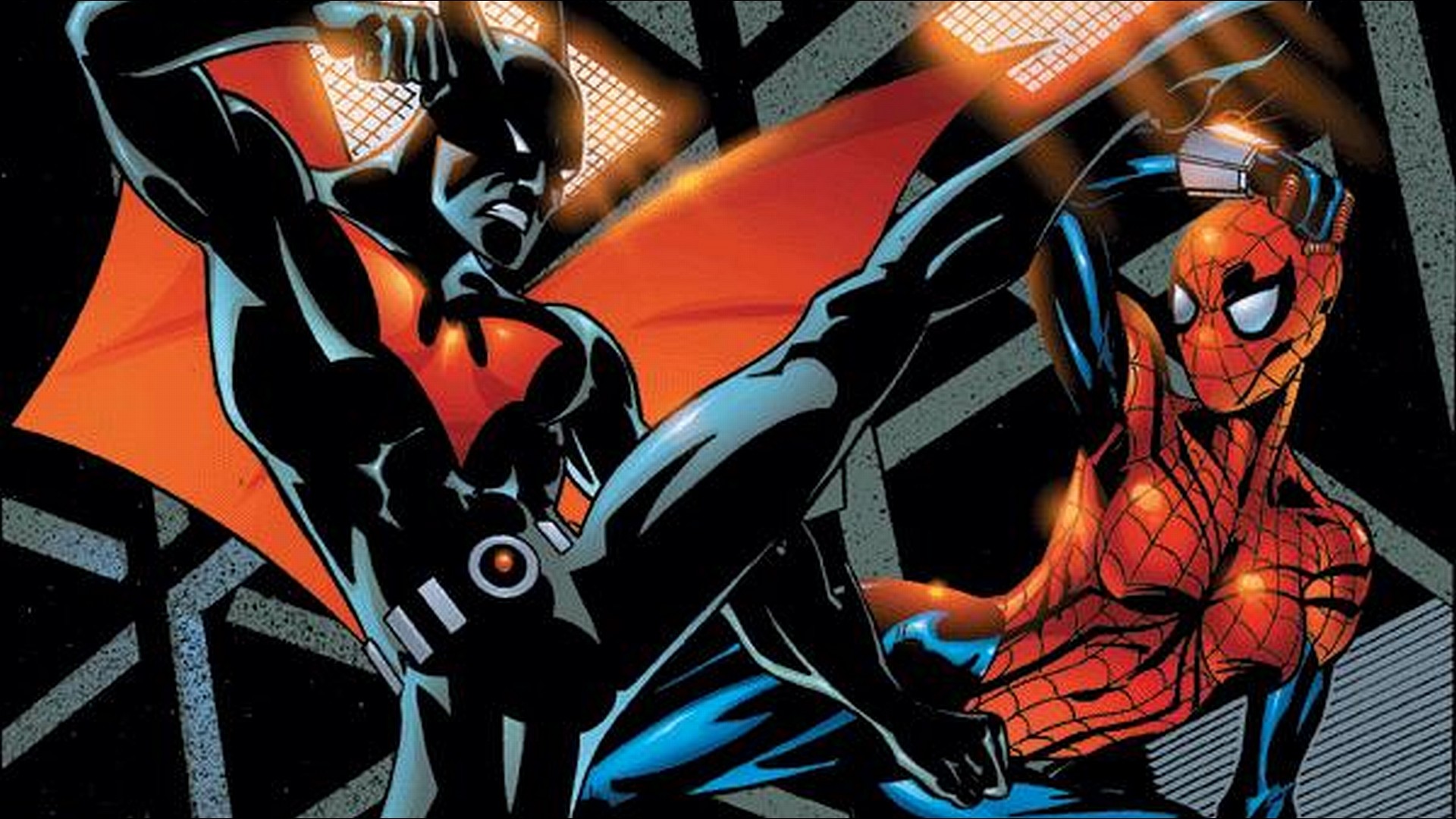 Spider Man And Batman Comic Wallpaper