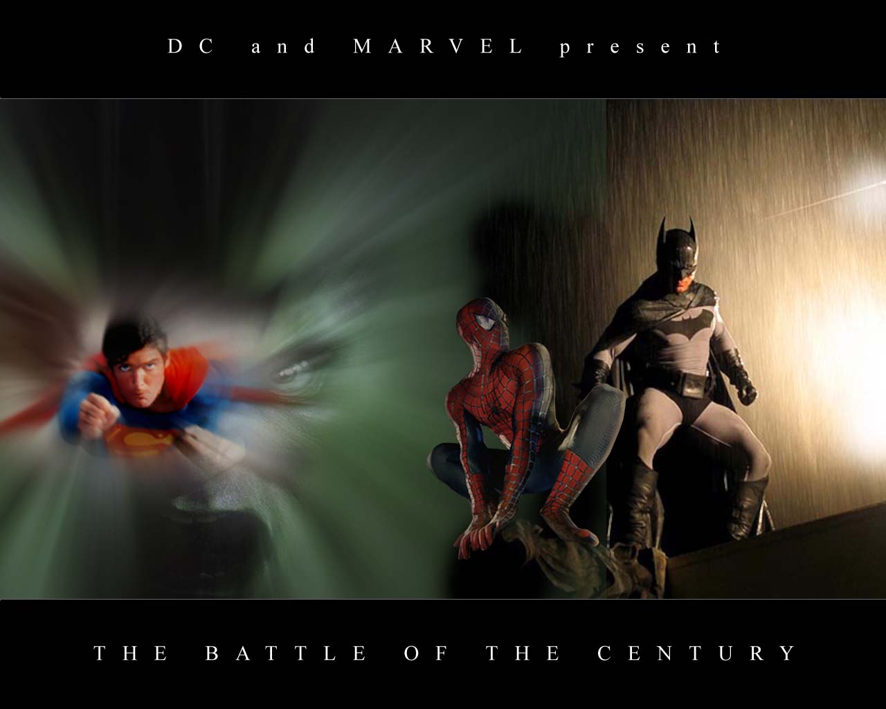 batman and superman and spiderman