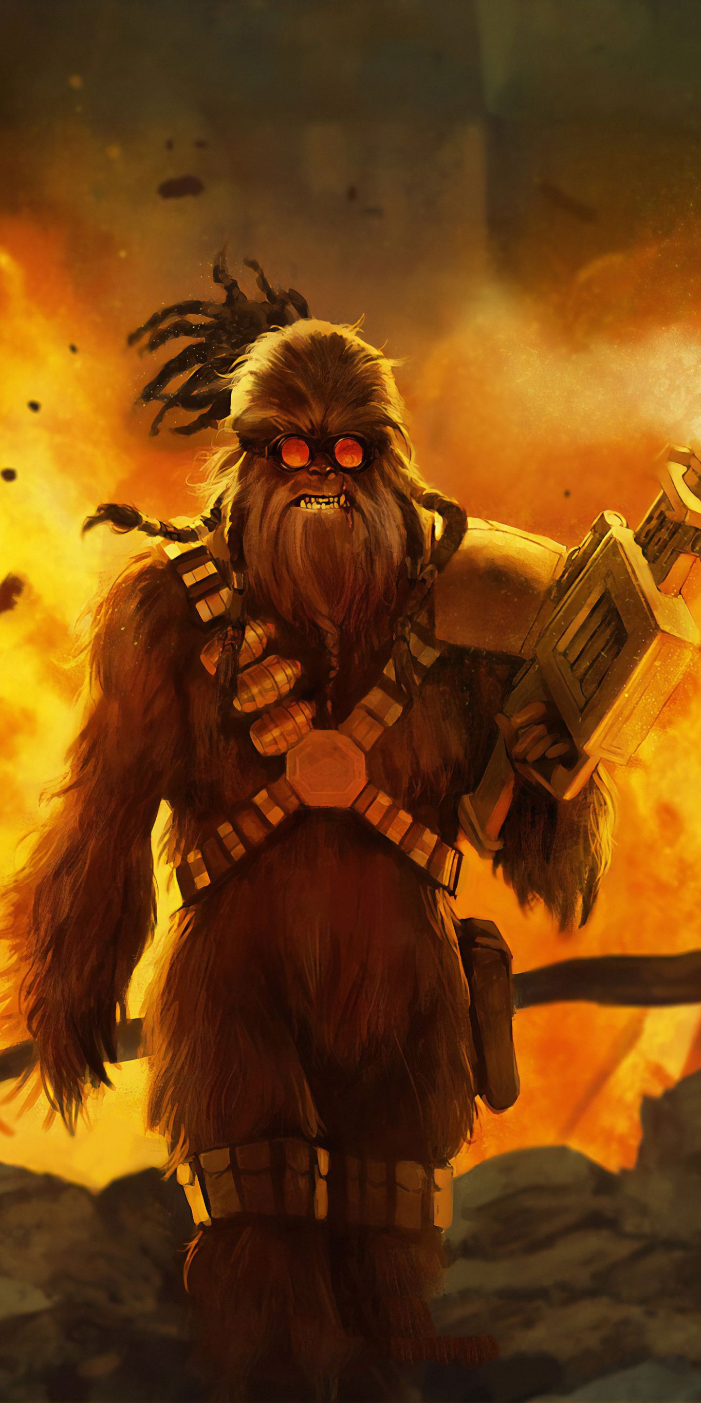 Chewbacca, Star Wars, art wallpaper. Star wars art, Star wars picture, Black HD wallpaper iphone