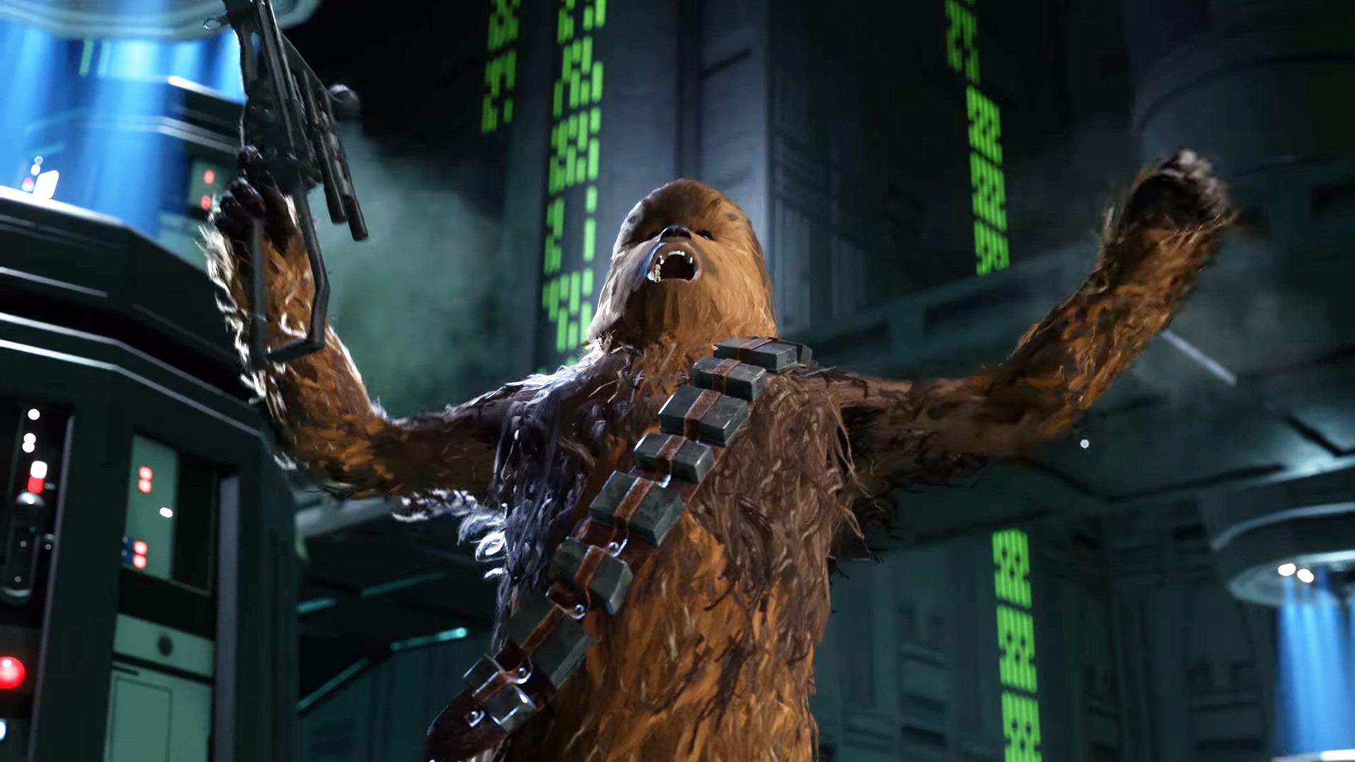 I know this has been shared before. But can we just appreciate how much better Chewbacca looks in Battlefront 2 then in Battlefront. Pic is from the trailer for Death Star