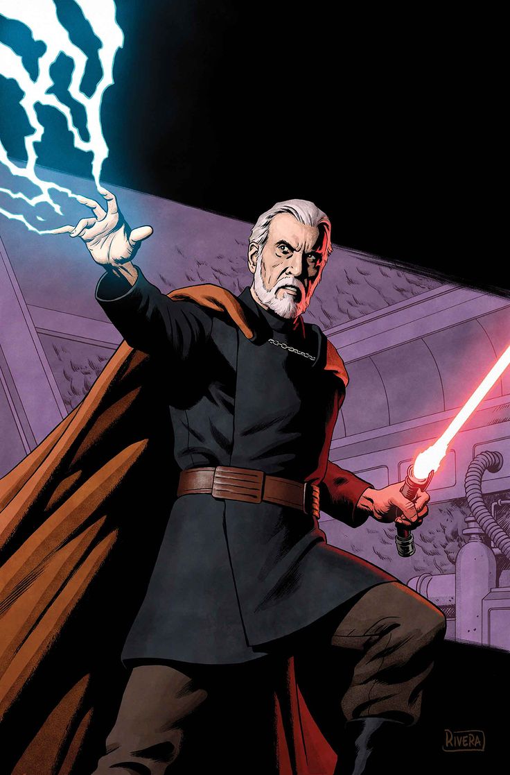 Star Wars: Age of Republic Dooku by Paolo Rivera *. Star wars villains, Star wars image, Star wars comics