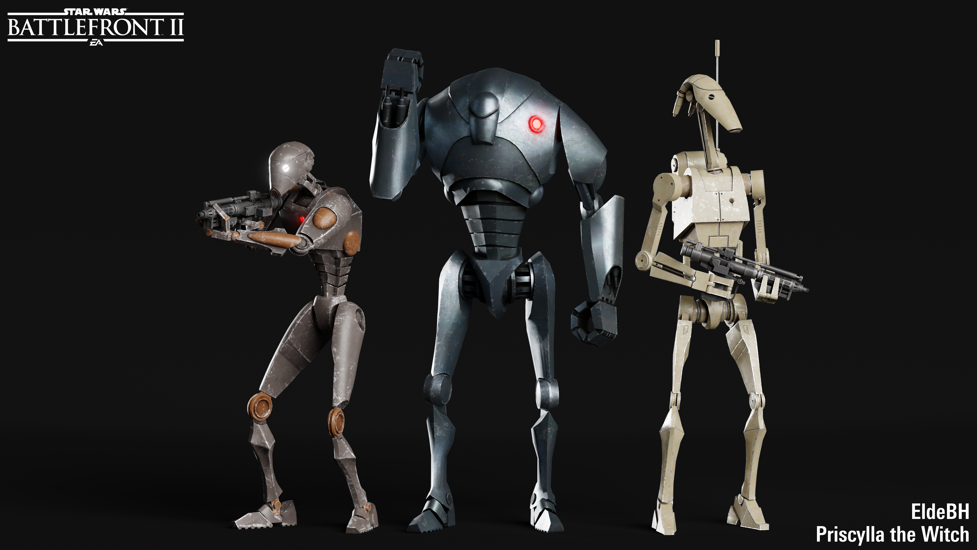 Clone wars Battle Droids at Star Wars: Battlefront II Nexus and community. Battle droid, Star wars artwork, Star wars image