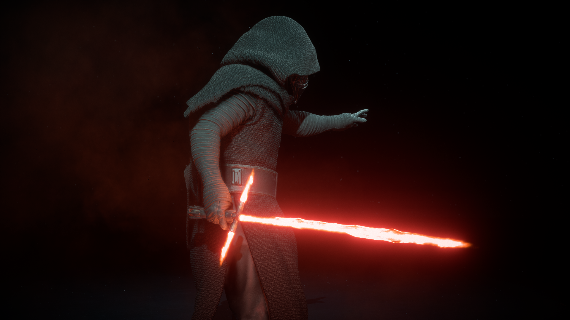 Wallpaper, Star Wars Battlefront II, Kylo Ren 1920x1080