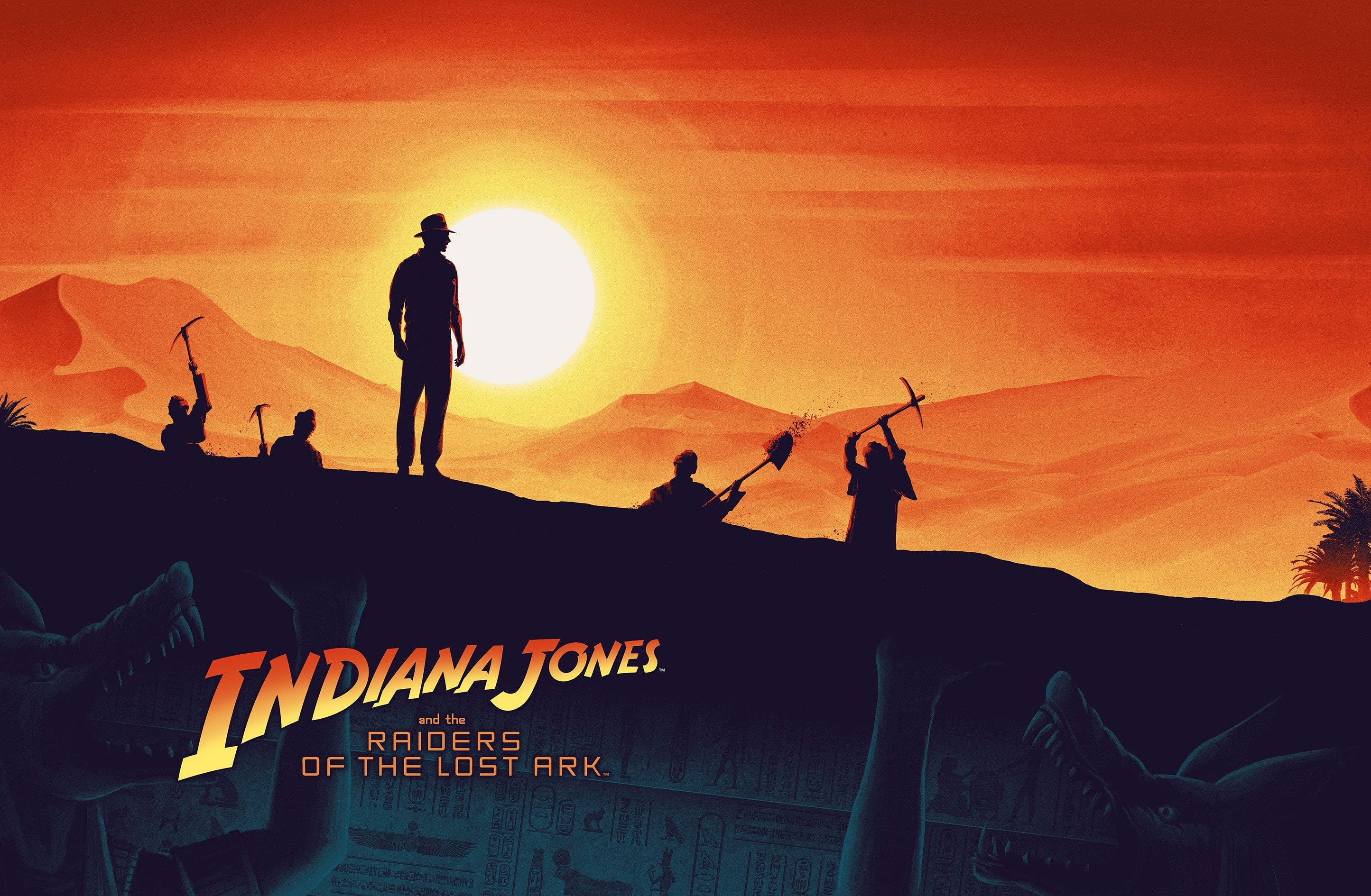 Indiana Jones and the Raiders of the Lost Ark, artwork, movies, Indiana Jones Gallery HD Wallpaper