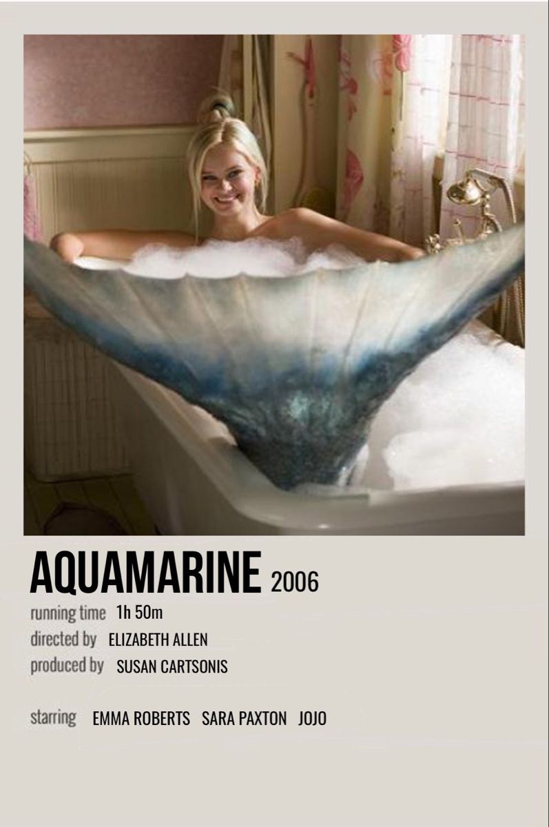 aquamarine. Girly movies, Movie prints, Film posters vintage