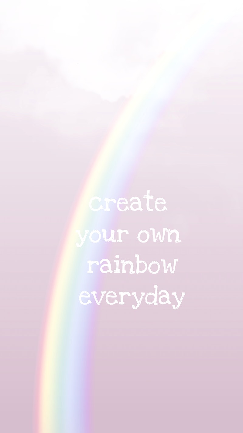 Pastel Rainbow Image Wallpaper
