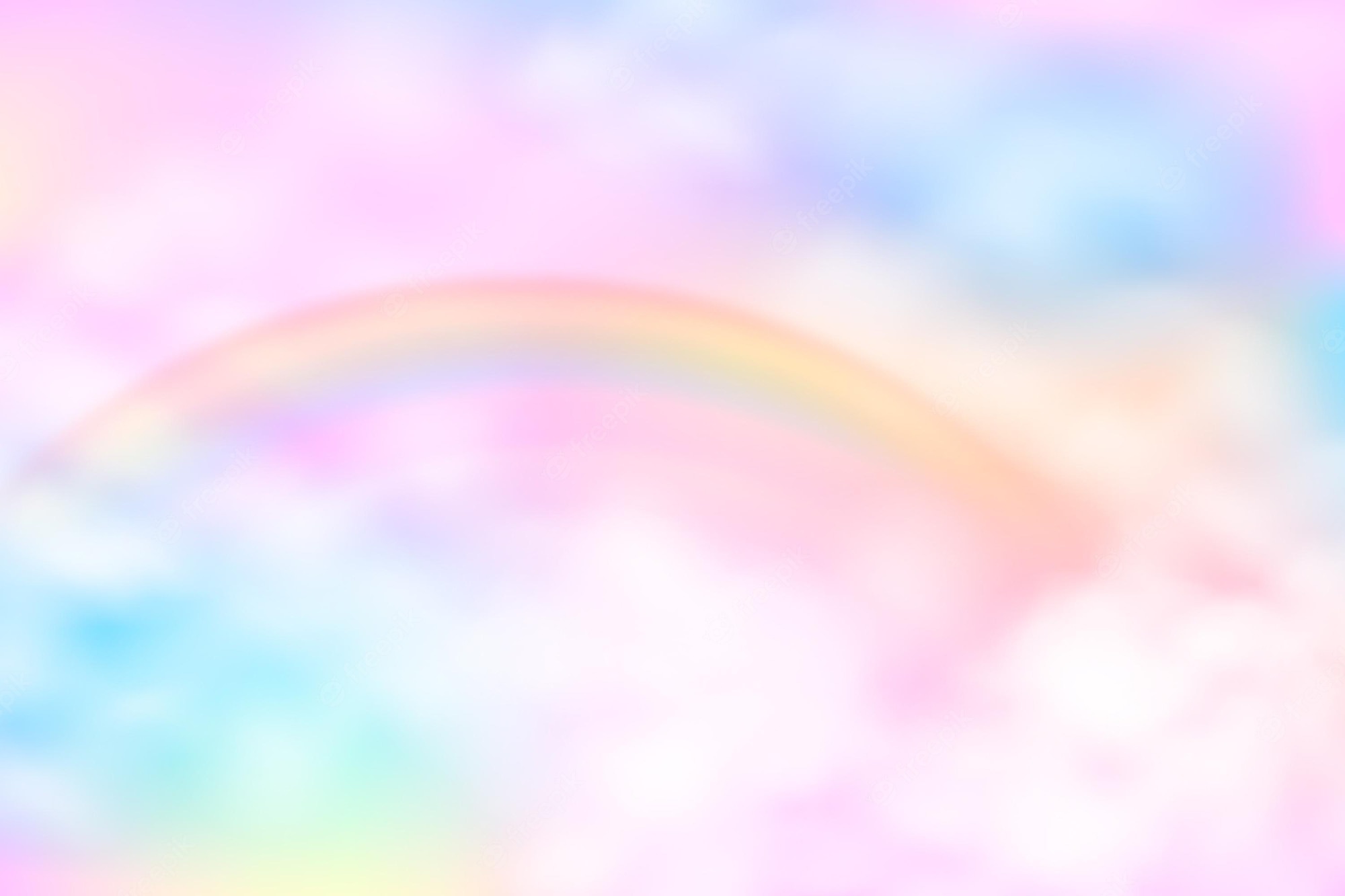 Pastel Rainbow Background Image